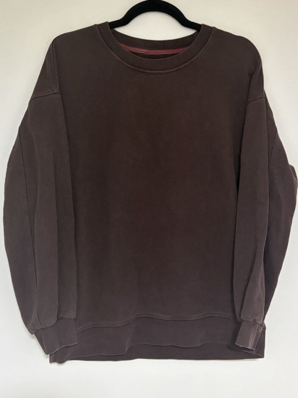 Lululemon Perfectly Oversized Crew Neck Sweatshirt Brown Women's Size 4